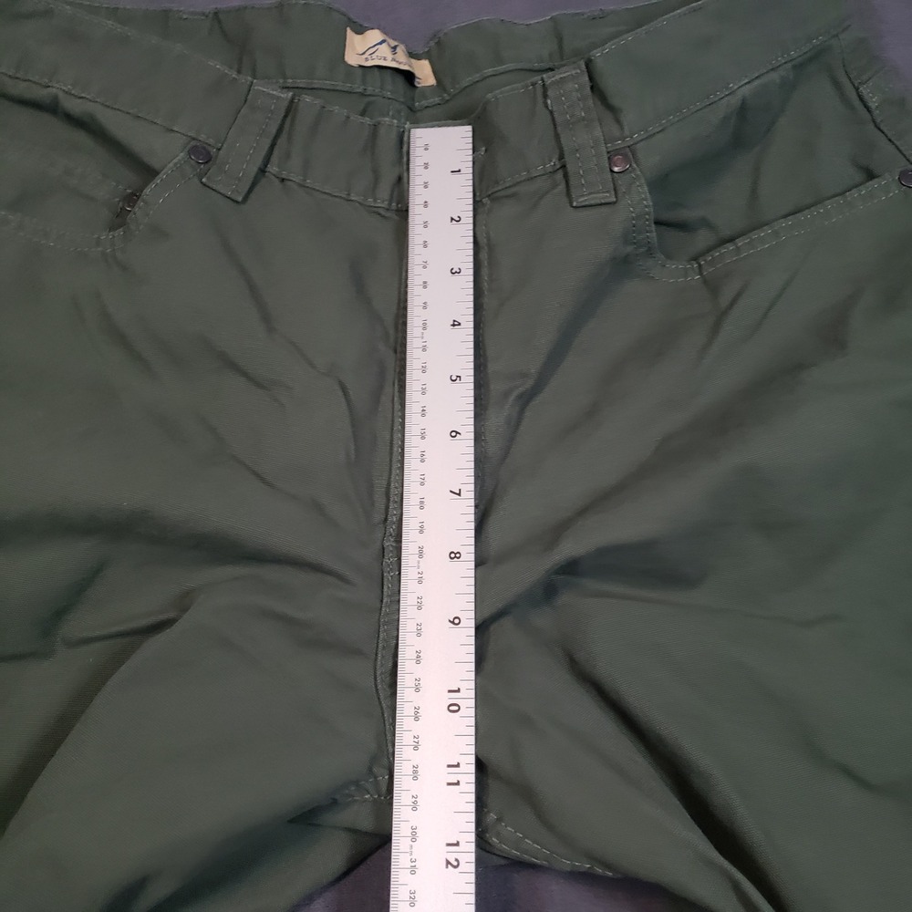 Blue Mountain Canvas‎ Work Pants Mens 38x30 Olive Green Straight Leg Cotton - Picture 7 of 9
